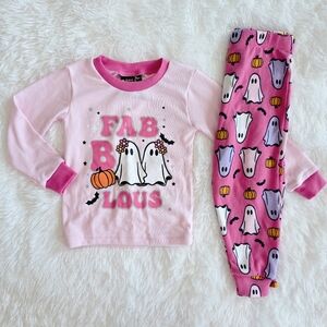 Halloween Ghosts Toddler Girls Pajamas Set